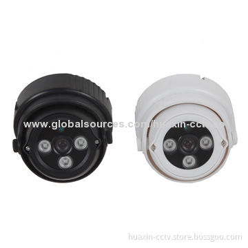 Fixed Dome Cameras with 3.6-12mm Lens, 800TVL, 3 Pieces IR LEDs
